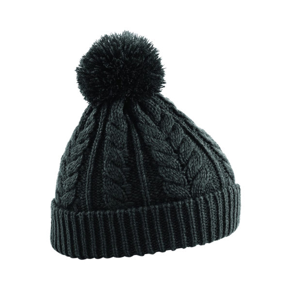 Bonnet snowstar en tricot torsadé – Image 4