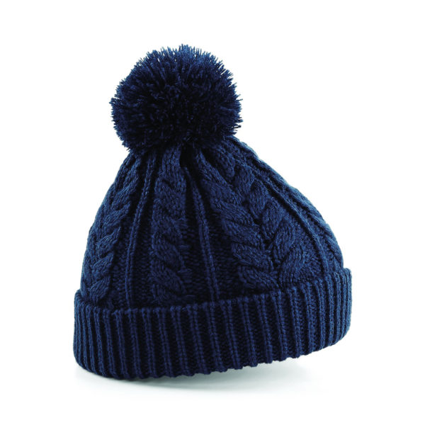 Bonnet snowstar en tricot torsadé – Image 5