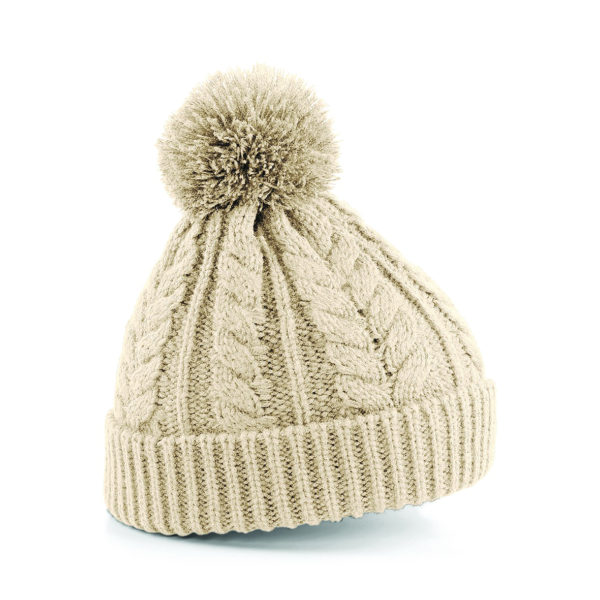 Bonnet snowstar en tricot torsadé – Image 6
